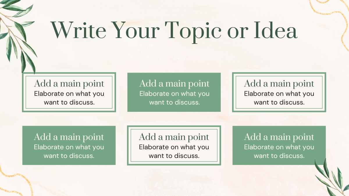 Leaves Floral Baptism Slides - slide 8