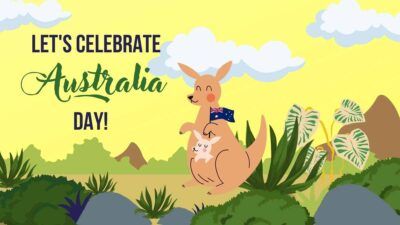 Slides Carnival Google Slides and PowerPoint Template Let's Celebrate Australia Day Presentation 1