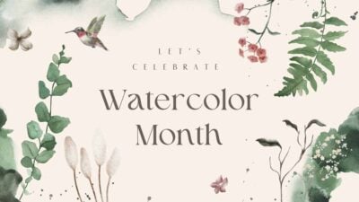 Slides Carnival Google Slides and PowerPoint Template Lets Celebrate Watercolor Month 1