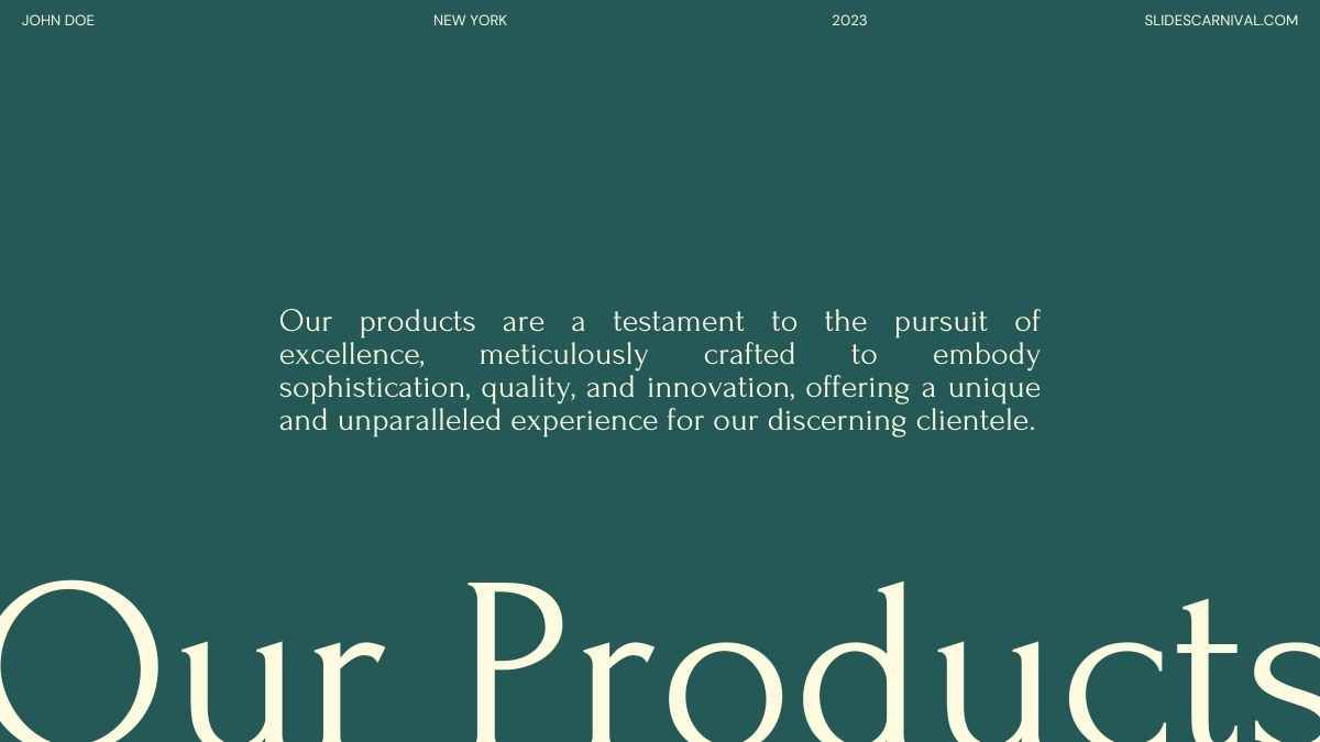 Luxury Consulting Tool Presentation - slide 7