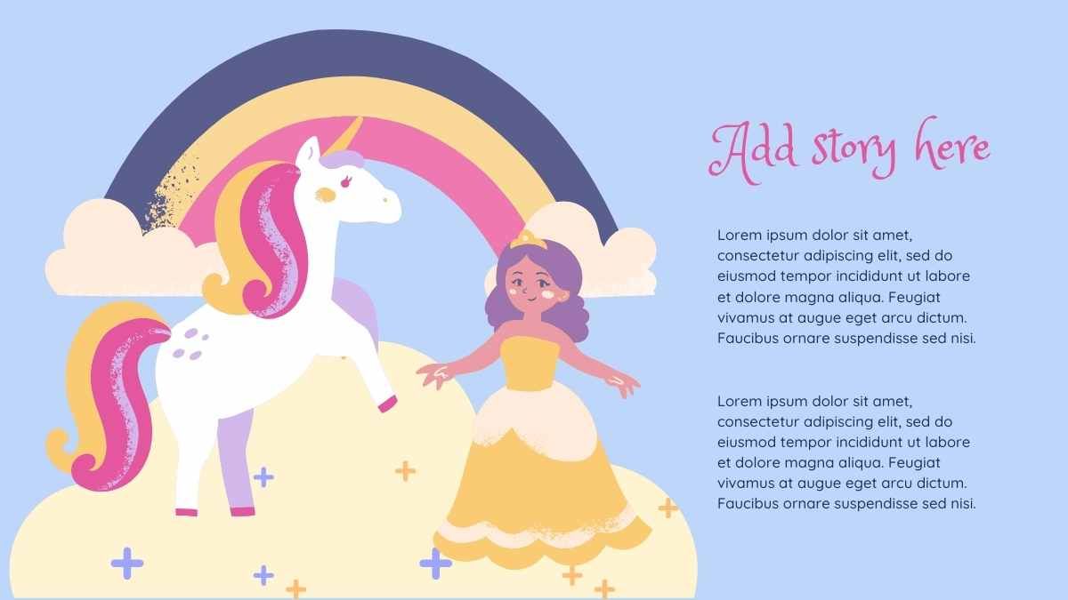 Magical Unicorns in the Castle Storybook - slide 11