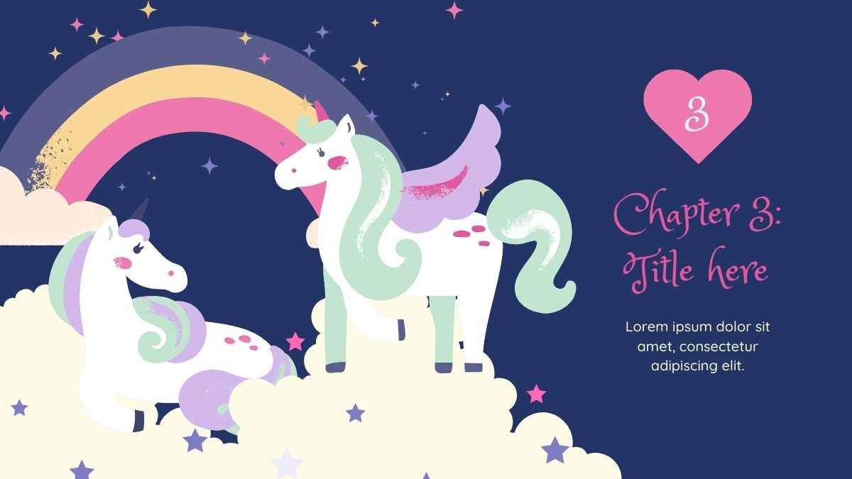 Magical Unicorns in the Castle Storybook - slide 13