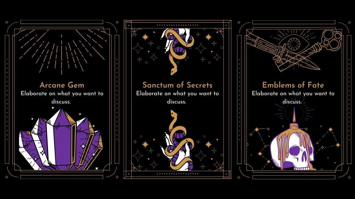 Magical Witchcraft and Wizardry Minitheme Slides - slide 3