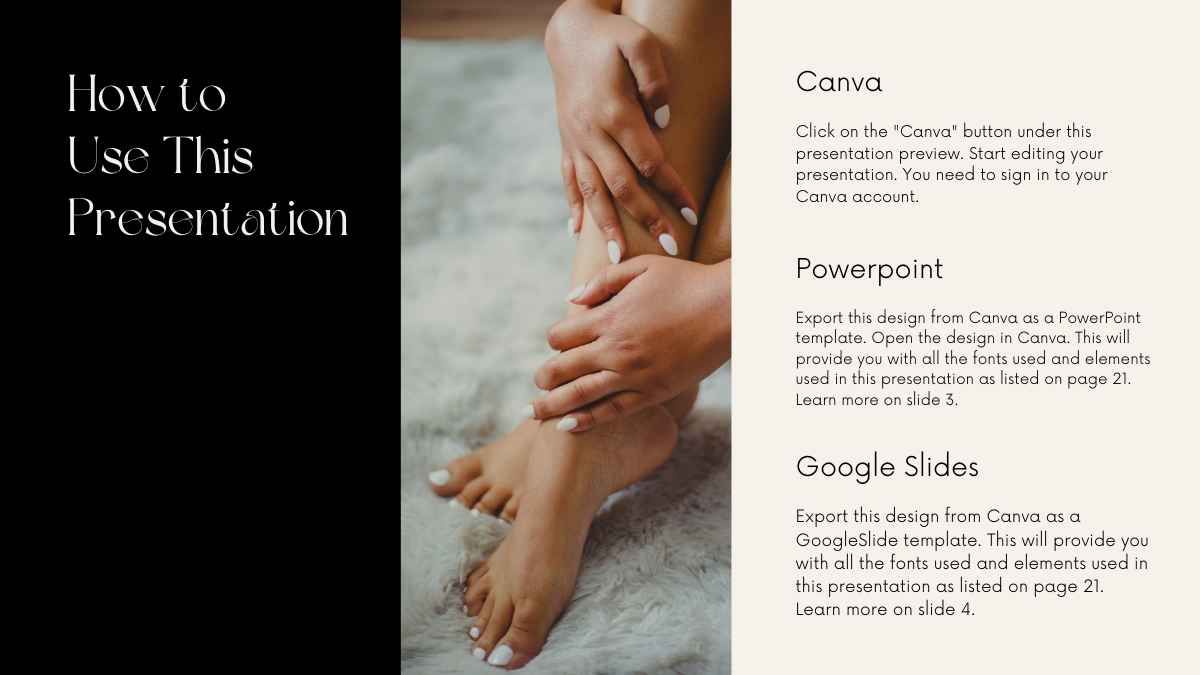 Minimal Manicure Workshop Presentation - diapositiva 1