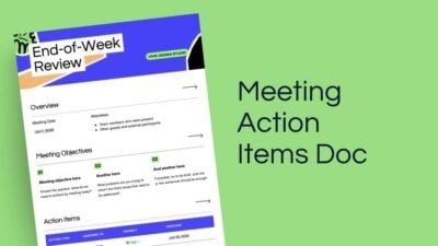 Meeting Action Items Doc