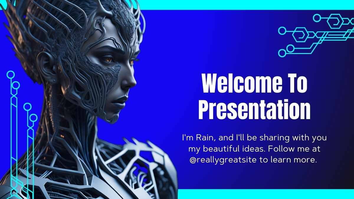 What are these augmented reality powerpoint templates suitable for? - slide 4