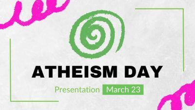 Slides Carnival Google Slides and PowerPoint Template Minimal Atheism Day Presentation 1