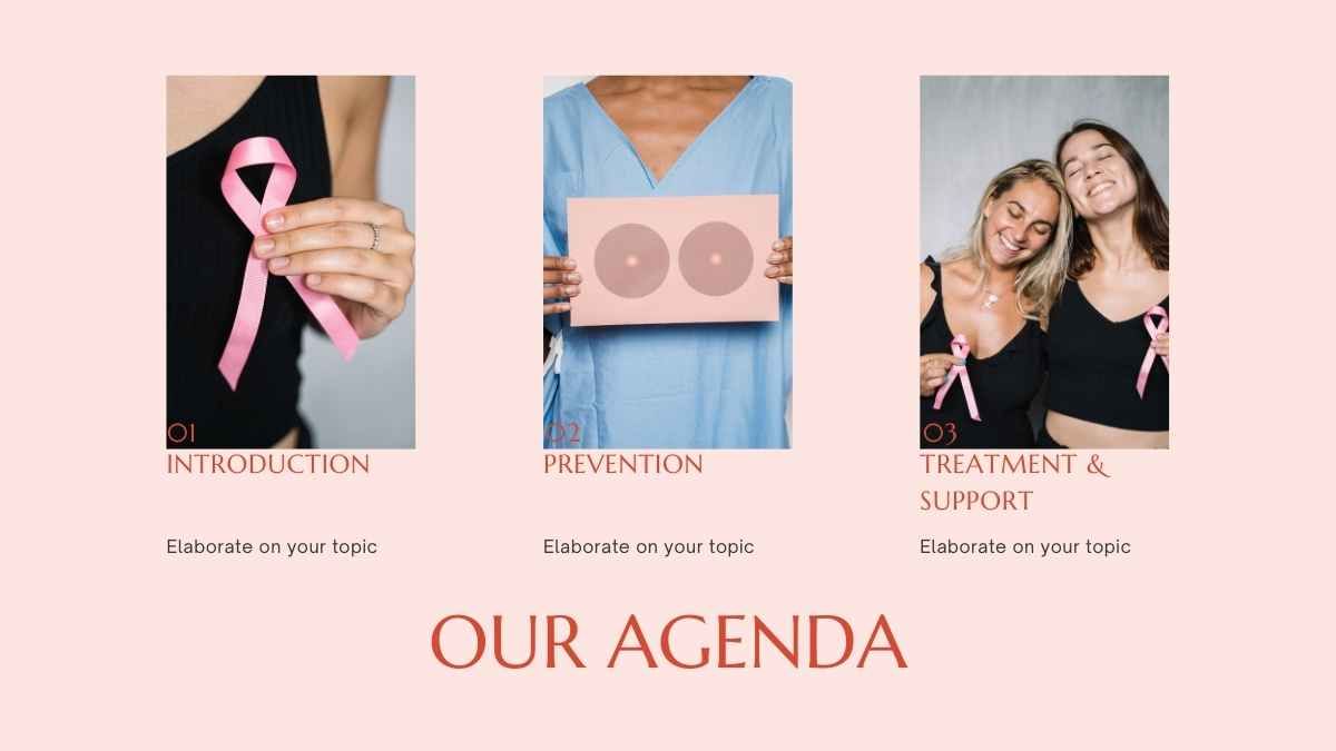 Minimal Breast Cancer Awareness Month Presentation - slide 2