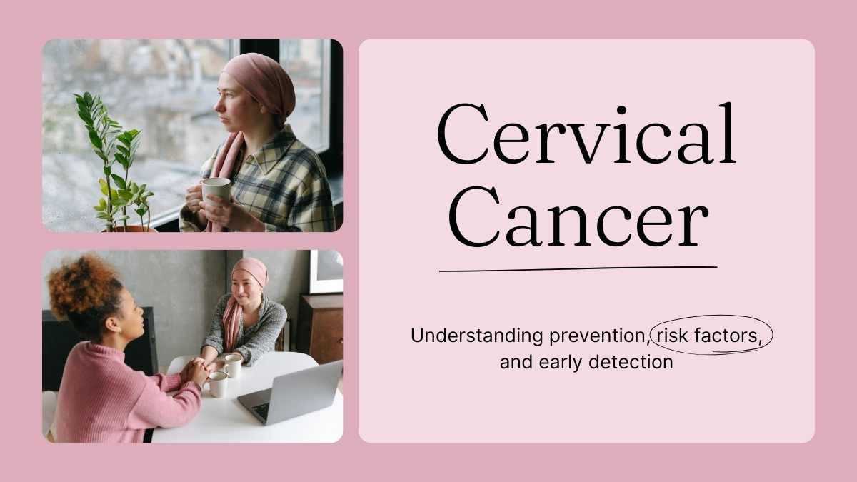 Minimal Cervical Cancer Slides - slide 1