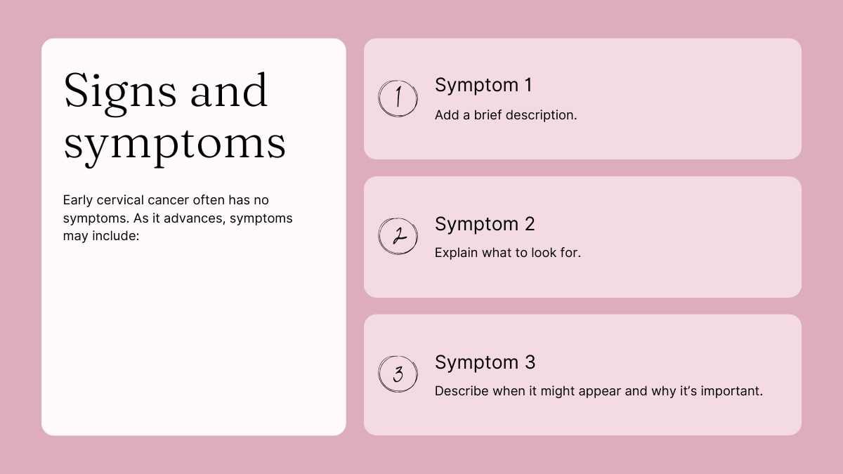 Minimal Cervical Cancer Slides - slide 10