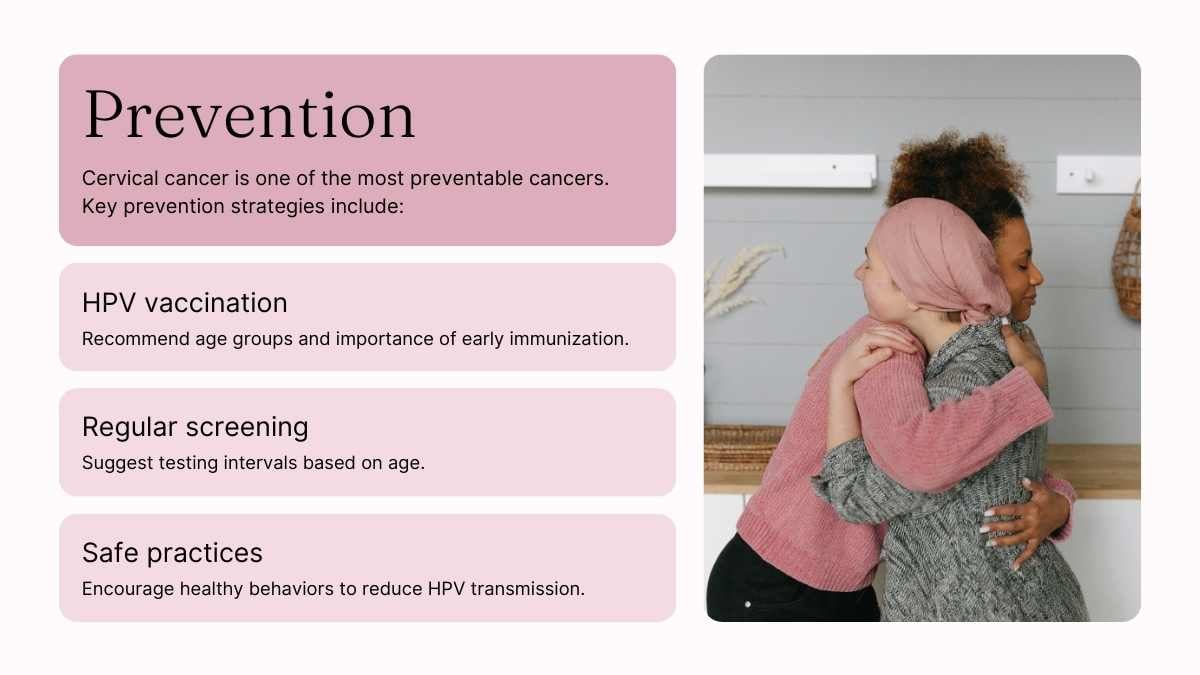 Minimal Cervical Cancer Slides - slide 11