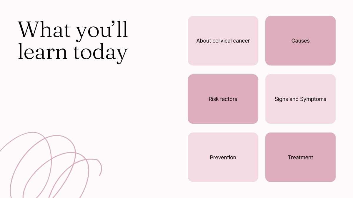 Minimal Cervical Cancer Slides - slide 2
