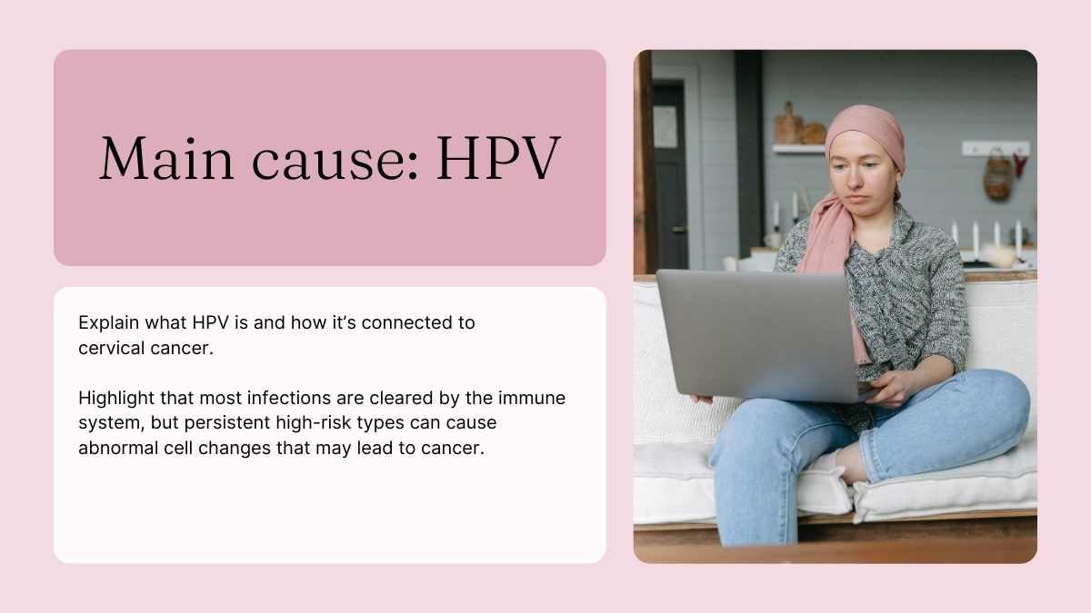 Minimal Cervical Cancer Slides - slide 6