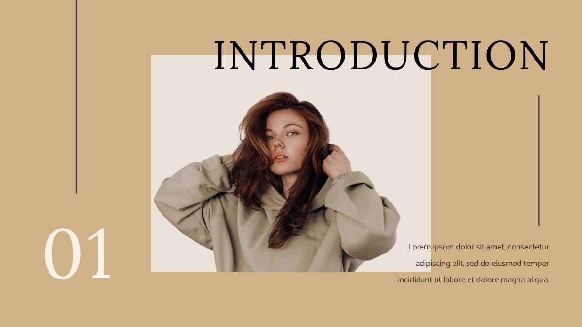 Minimal Classic Clothing Catalog - slide 3