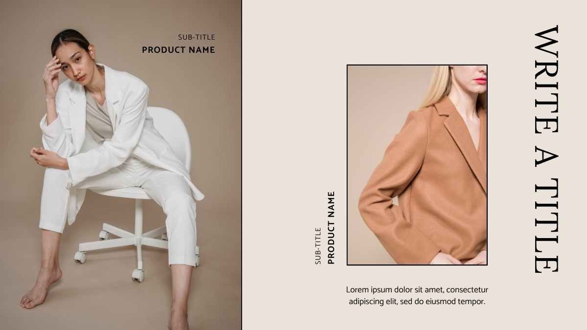 Minimal Classic Clothing Catalog - slide 7