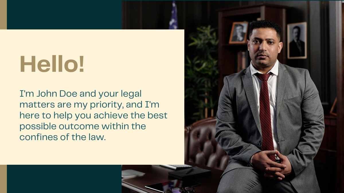 Minimal Corporate Lawyer Resume - slide 2