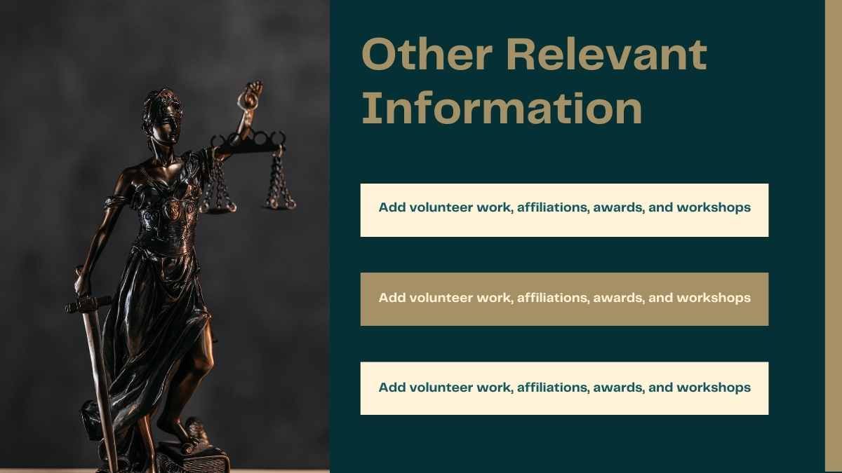 Minimal Corporate Lawyer Resume - slide 6