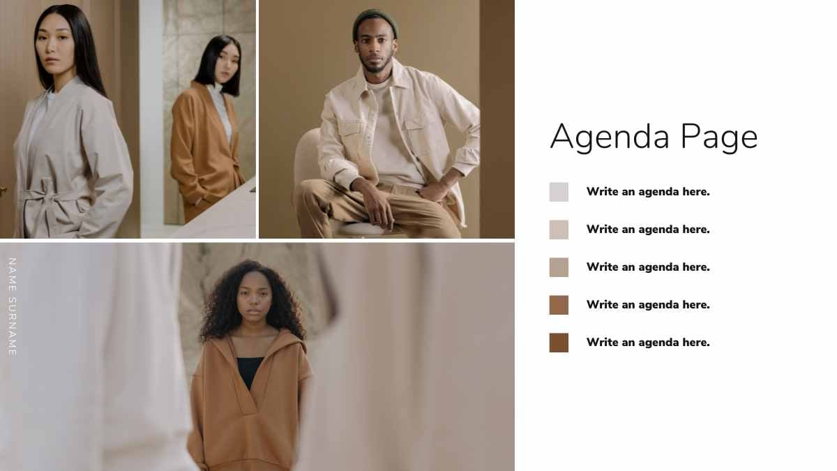 최소한의 패션 사진 작가 포트폴리오 - 슬라이드 2