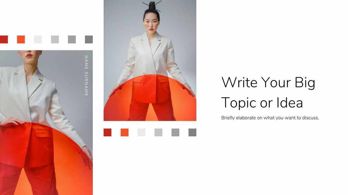 최소한의 패션 사진 작가 포트폴리오 - 슬라이드 6