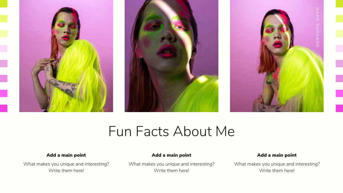 최소한의 패션 사진 작가 포트폴리오 - 슬라이드 7