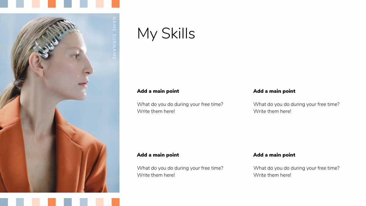 최소한의 패션 사진 작가 포트폴리오 - 슬라이드 8