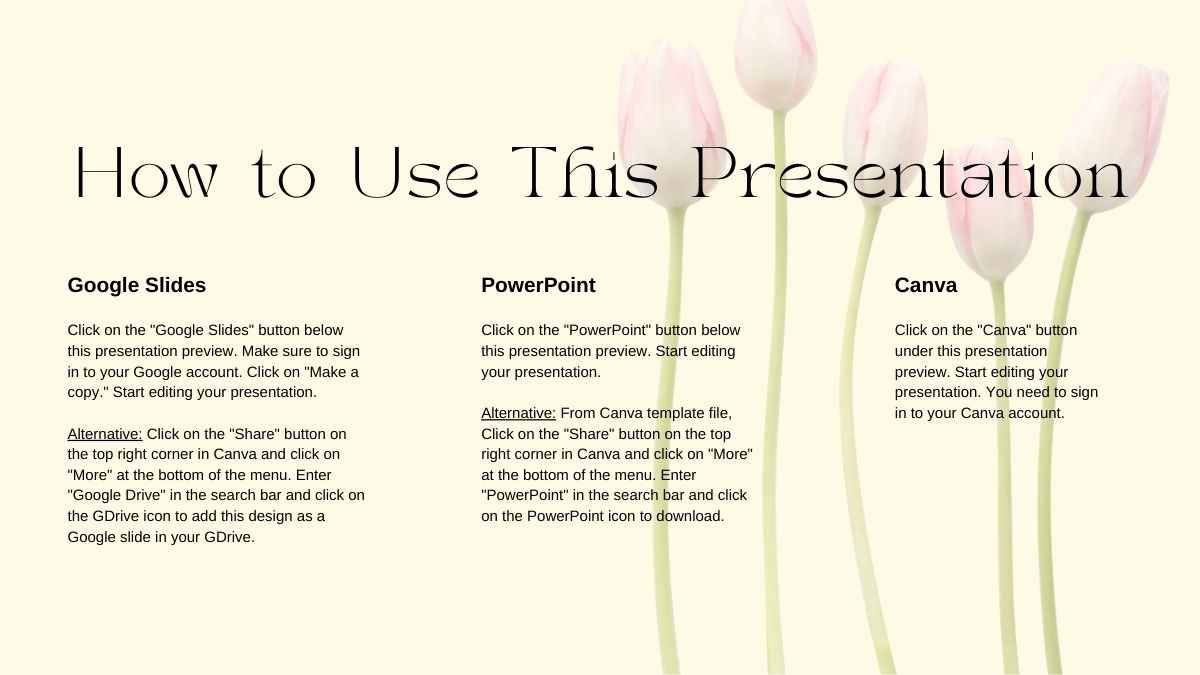 Elegant Florist Brand Portfolio - slide 1
