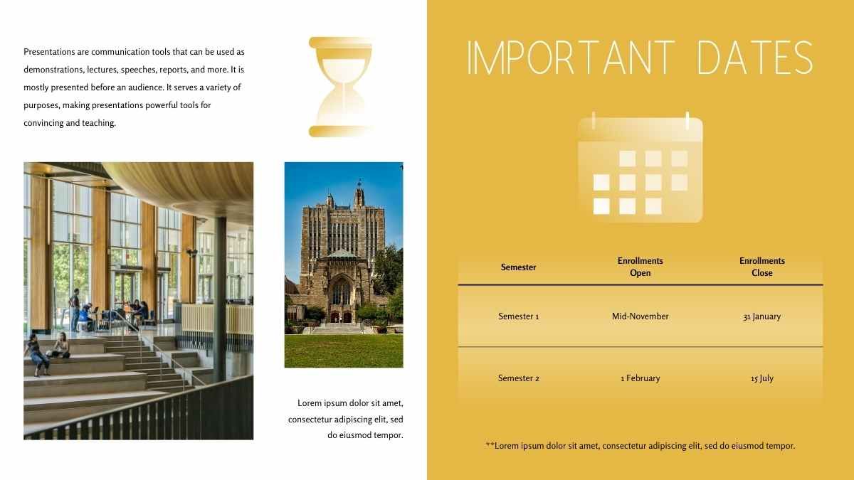 Minimal Gradient College Brochure - slide 13