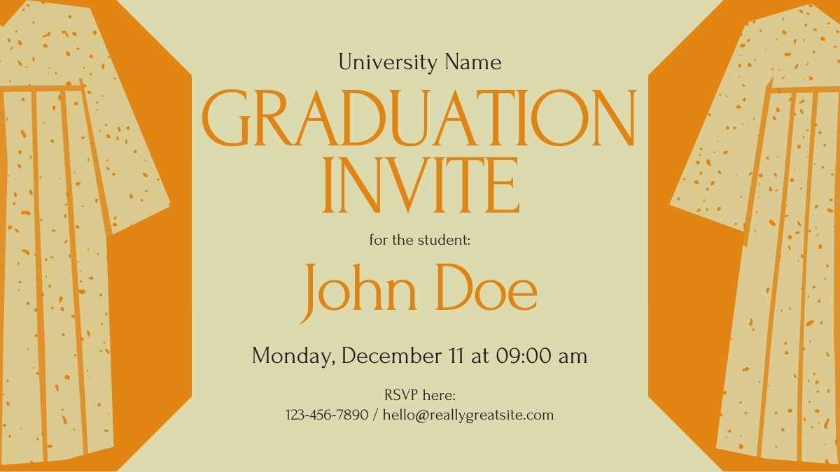 Minimal Graduation Invitations for College - slide 9