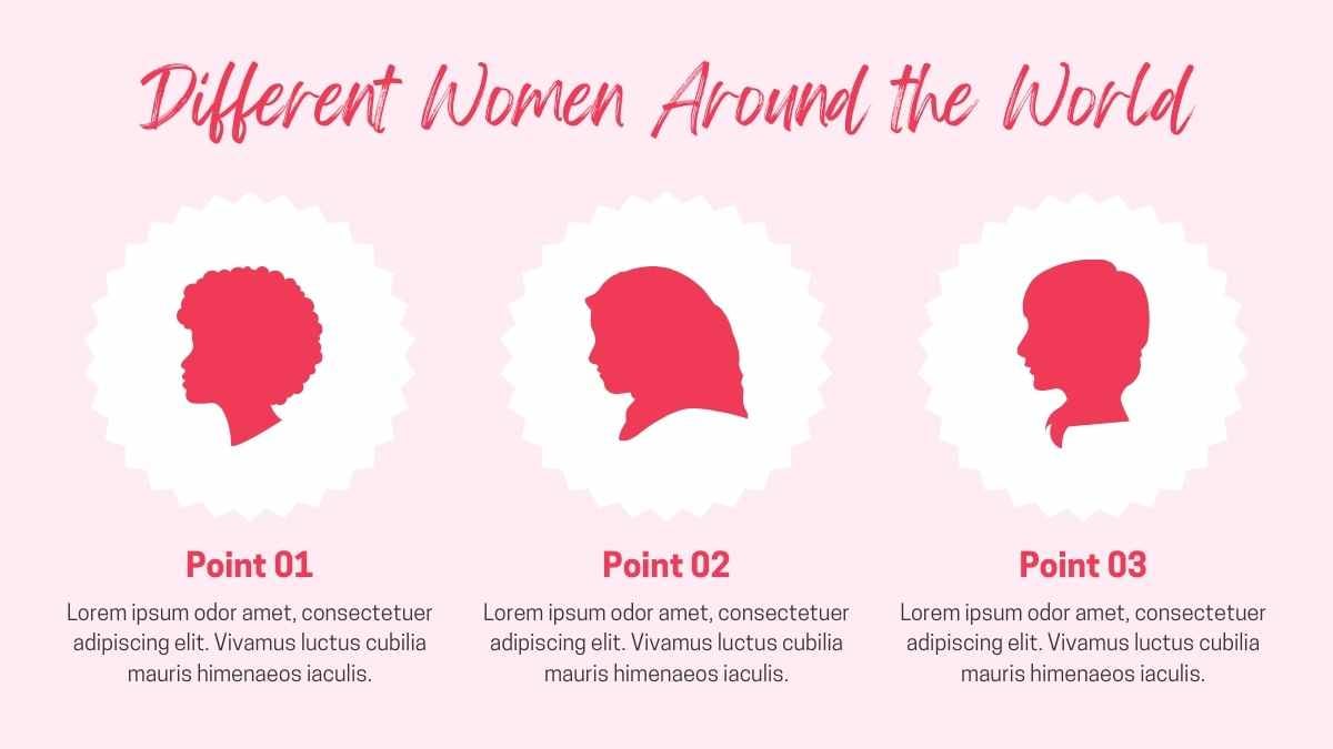 Minimal Happy International Women’s Day Slides - slide 8
