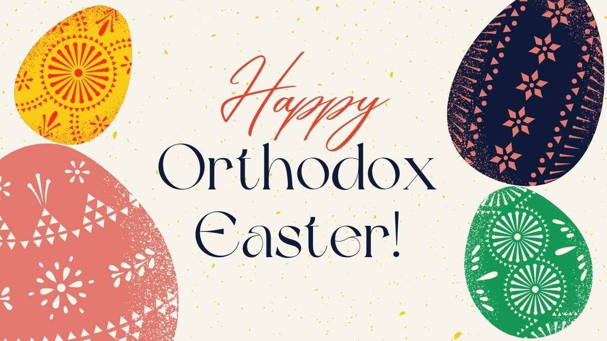 Minimal Feliz Páscoa Ortodoxa! - slide 1