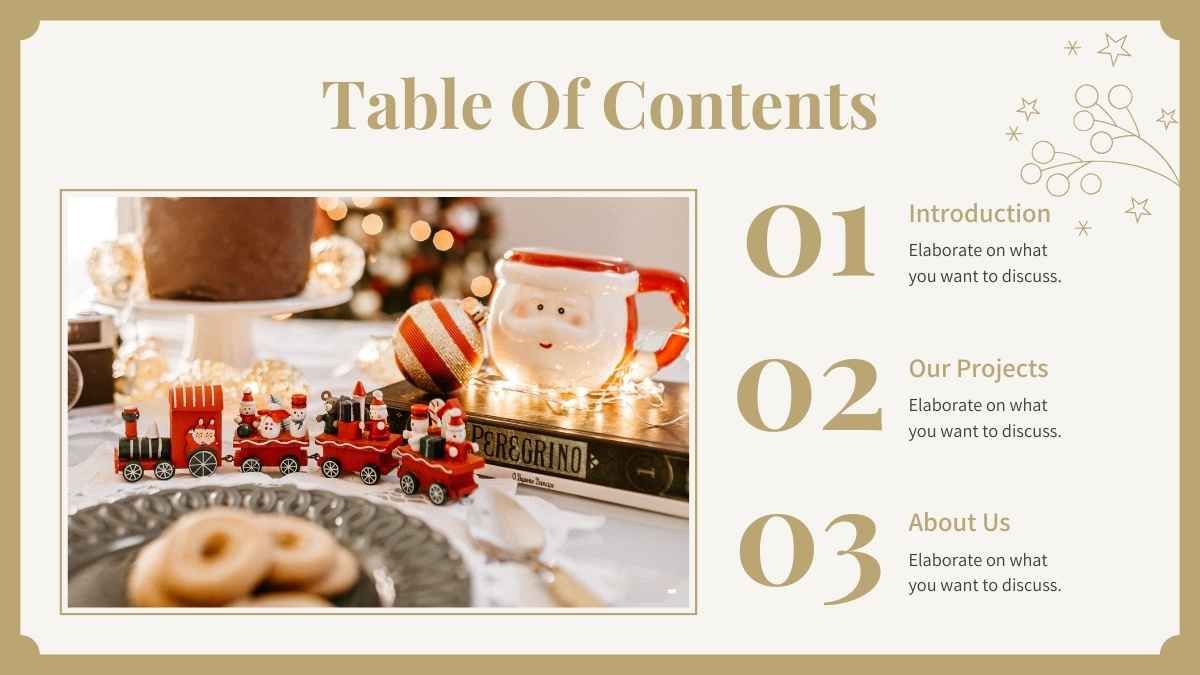 Minimal Illustrated Christmas Recipe - slide 2
