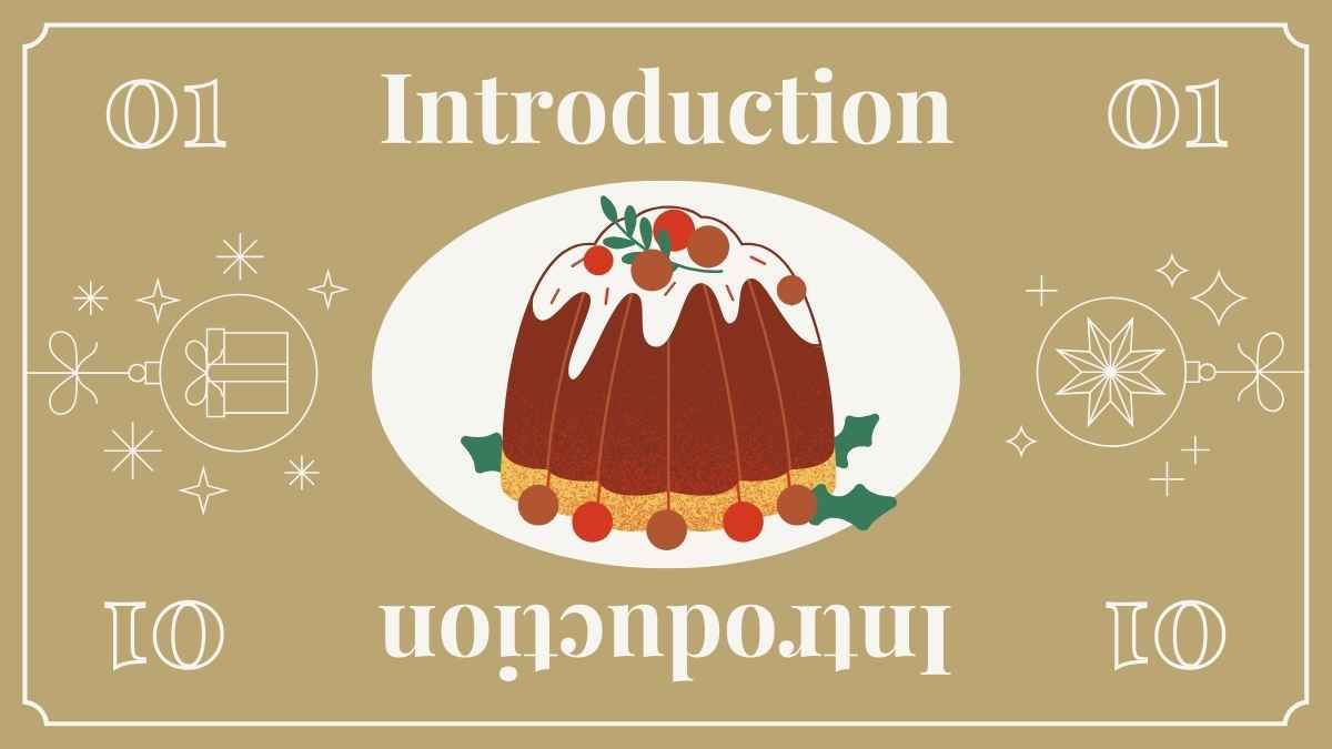 Minimal Illustrated Christmas Recipe - slide 3