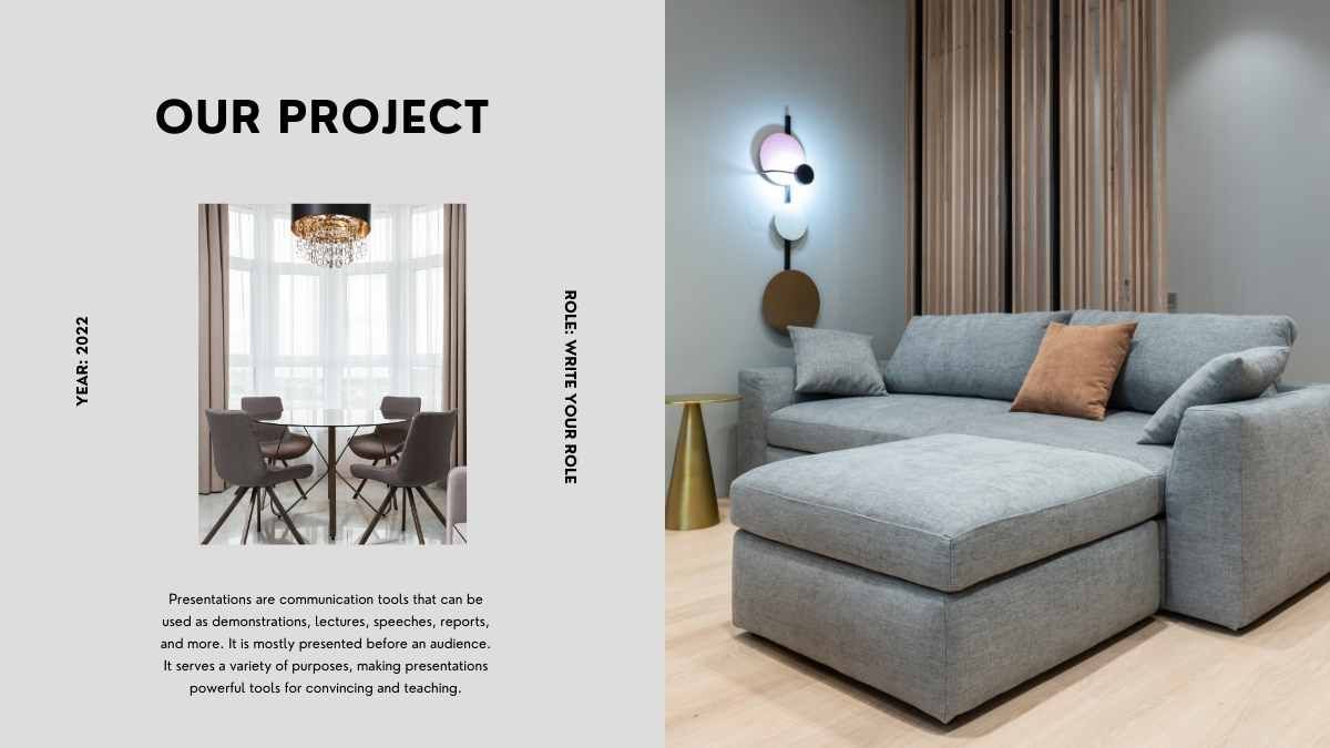 Brochure minimalista de decoración de hogar ilustrada - diapositiva 6