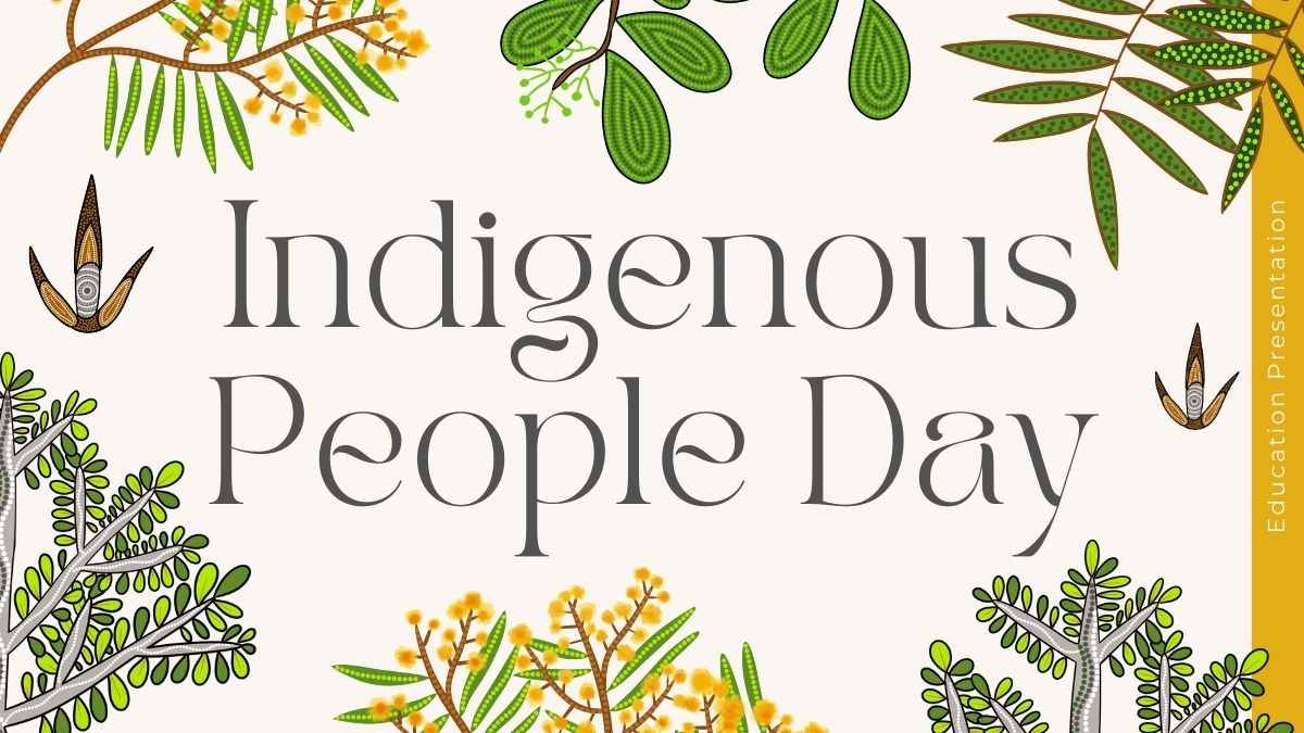 Minimal Indigenous People Day - slide 0