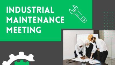 Minimal Industrial Maintenance Meeting Slides