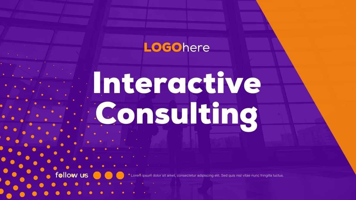 Minimal Interactive Consulting Presentation - slide 0