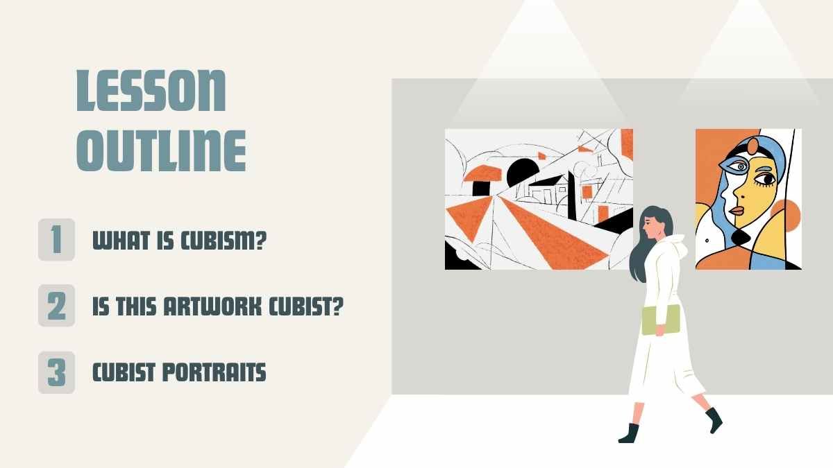 Minimal Introduction to Cubism Lesson - slide 2