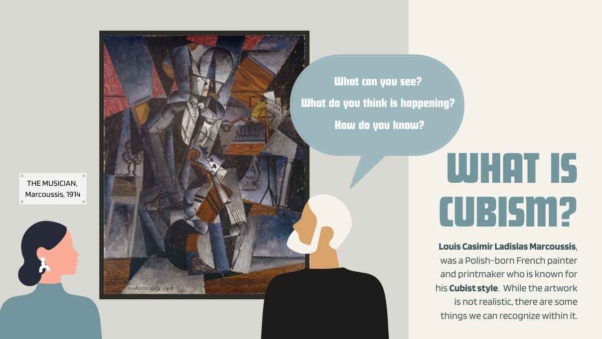 Minimal Introduction to Cubism Lesson - slide 6