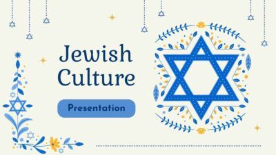 Slides Carnival Google Slides and PowerPoint Template Minimal Jewish Culture 1
