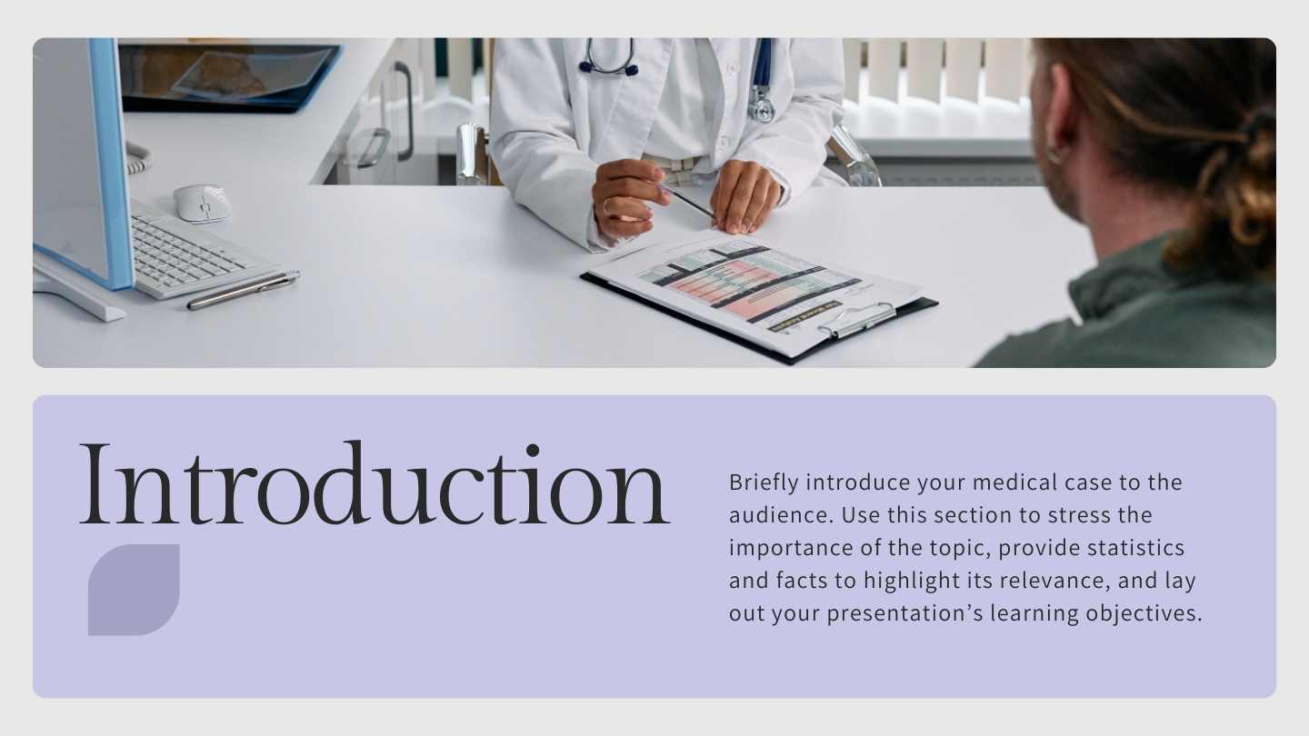 Minimal Medical Case Study Slides - slide 3
