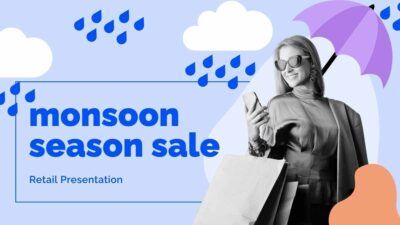 Minimal Monsoon Season Sale Slides