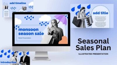 Minimal Monsoon Season Sale Slides