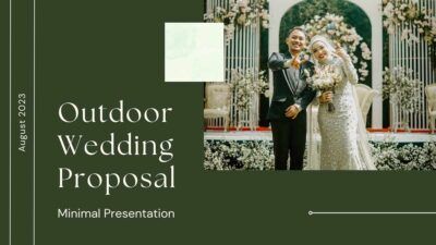 Minimal Outdoor Wedding Proposal