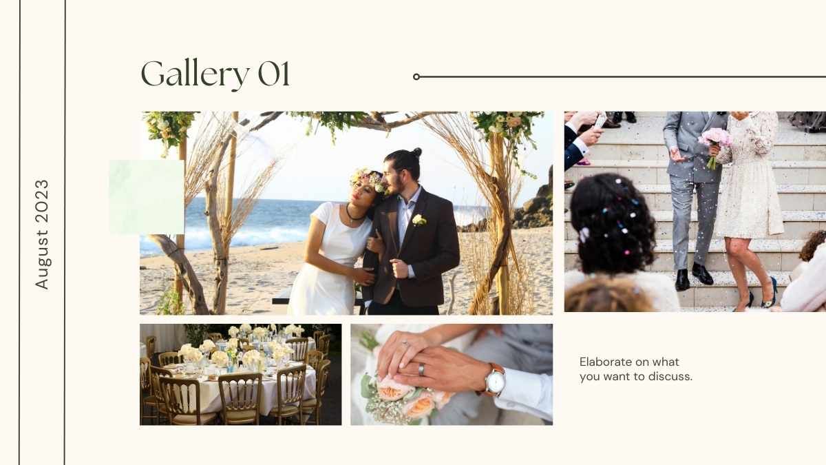 Minimal Outdoor Wedding Proposal - slide 5