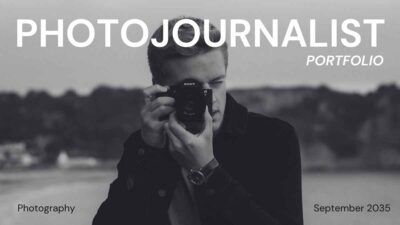 Minimal Photojournalist Portfolio