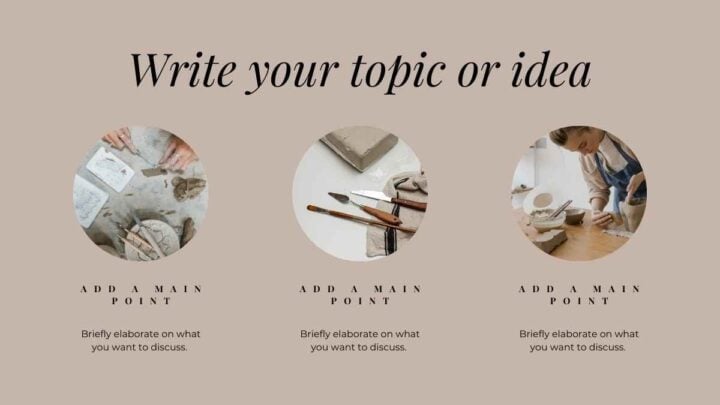 Minimal Pottery. Free PPT & Google Slides Template — SlidesCarnival