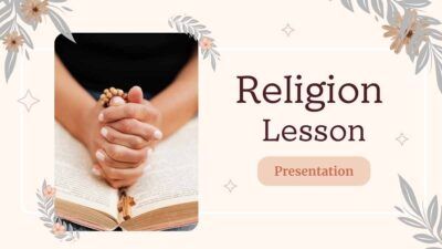 Slides Carnival Google Slides and PowerPoint Template Minimal Religion Lesson 1