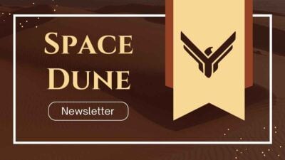 Minimal Space Dune Newsletter