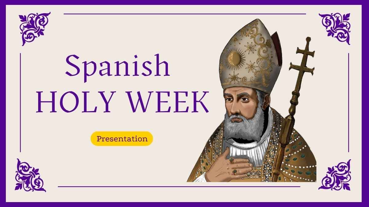 Semana Santa mínima en español - diapositiva 0