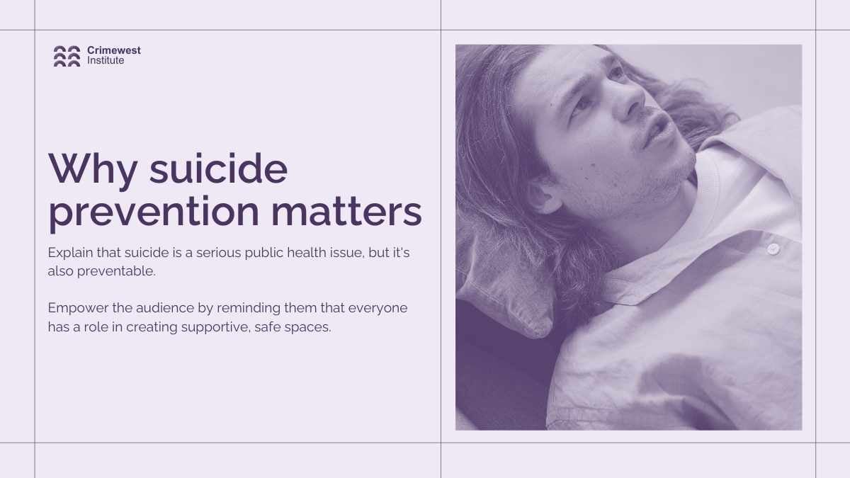 Minimal Suicide Prevention Slides - slide 3